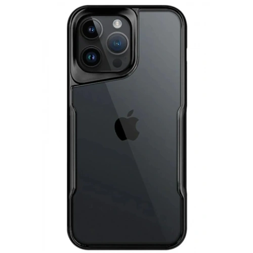 Mey İthalat®  iPhone 15 Pro Max Kılıf Boyi Silikon Kapak - Siyah