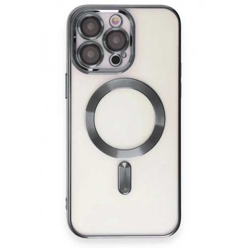 Mey İthalat®  iPhone 15 Pro Max Kılıf Kross Magneticsafe Kapak - Titan Gri
