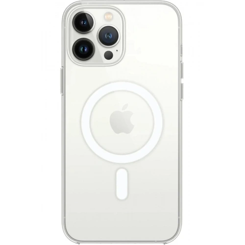 Mey İthalat®  iPhone 15 Pro Max Kılıf Magneticsafe Şeffaf Silikon - Şeffaf