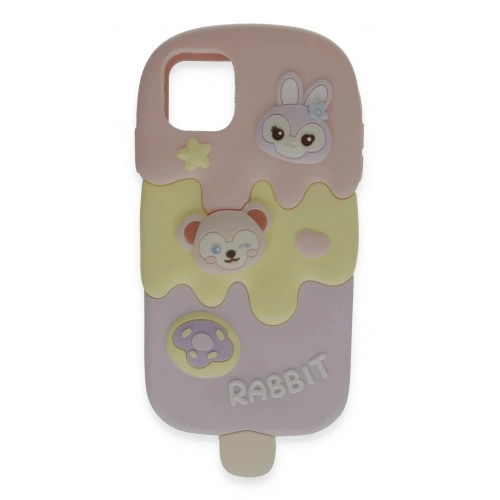 Mey İthalat®  iPhone 15 Pro Max Kılıf Poky Karakter Silikon Kapak - Desen 11