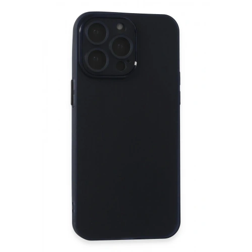 Mey İthalat®  iPhone 15 Pro Max Kılıf Puma Silikon - Lacivert