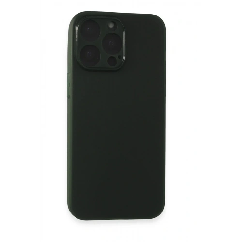 Mey İthalat®  iPhone 15 Pro Max Kılıf Puma Silikon - Yeşil