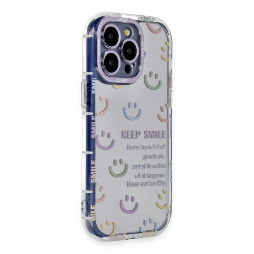 Mey İthalat®  iPhone 15 Pro Max Kılıf Reflexion Desenli Kapak - Desen 2