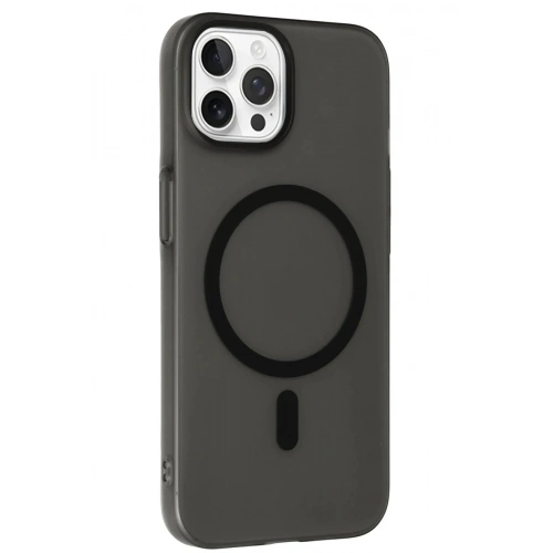Mey İthalat®  iPhone 15 Pro Max Tuna PC Slim Magsafe Kapak - Siyah