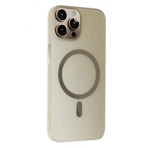 Mey İthalat®  iPhone 15 Pro Max Tuna PC Slim Magsafe Kapak - Titan Gri