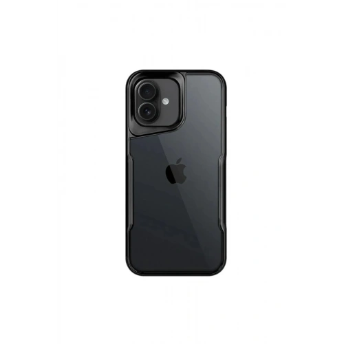 Mey İthalat®  iPhone 16 Kılıf Boyi Silikon Kapak - Siyah