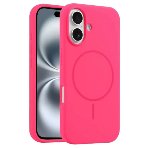 Mey İthalat®   iPhone 16 Kılıf Jully Magsafe Kapak - Pembe