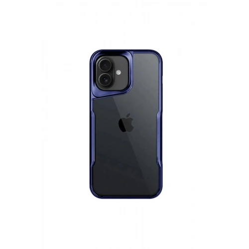 Mey İthalat®  iPhone 16 Plus Kılıf Boyi Silikon Kapak - Lacivert