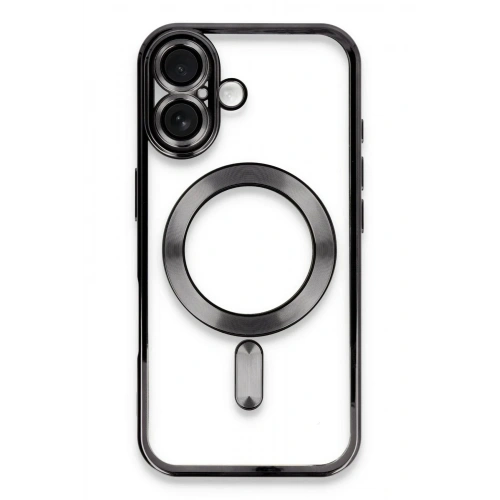Mey İthalat®  iPhone 16 Plus Kılıf Kross Magneticsafe Kapak - Siyah