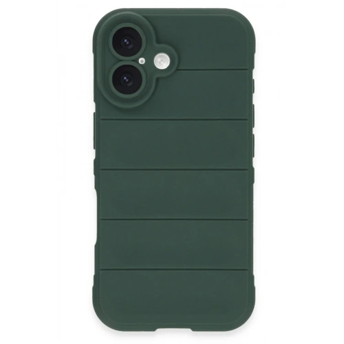 Mey İthalat®  iPhone 16 Plus Kılıf Optimum Silikon - Koyu Yeşil