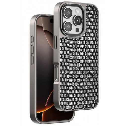 Mey İthalat®  iPhone 16 Pro Brand Kapak - Gümüş
