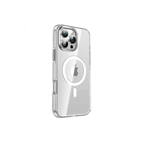 Mey İthalat®  iPhone 16 Pro Crystal Magsafe Kapak - Şeffaf
