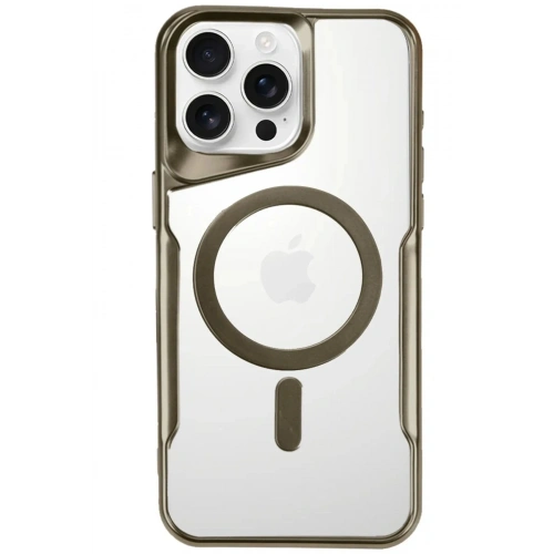 Mey İthalat®  iPhone 16 Pro Kılıf Boyi Magsafe Silikon Kapak - Desert