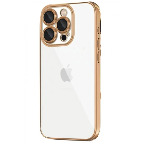 Mey İthalat®  iPhone 16 Pro Kılıf  Lensli Silikon - Desert