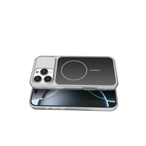 Mey İthalat®   iPhone 16 Pro Max Bruma Magsafe Kapak - Siyah