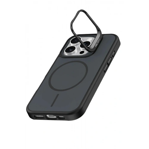 Mey İthalat®   iPhone 16 Pro Max Flexa Magsafe Kapak - Siyah