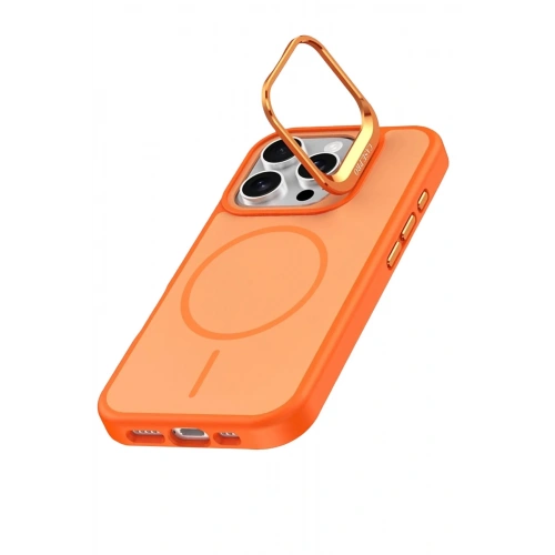 Mey İthalat®   iPhone 16 Pro Max Flexa Magsafe Kapak - Turuncu