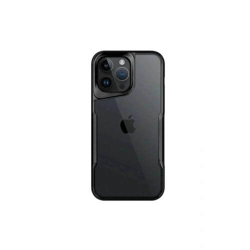 Mey İthalat®  iPhone 16 Pro Max Kılıf Boyi Silikon Kapak - Siyah