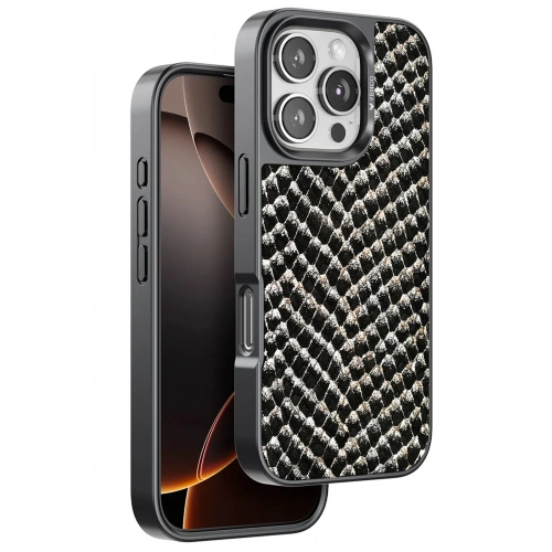 Mey İthalat®  iPhone 16 Pro Viper Kapak - Siyah