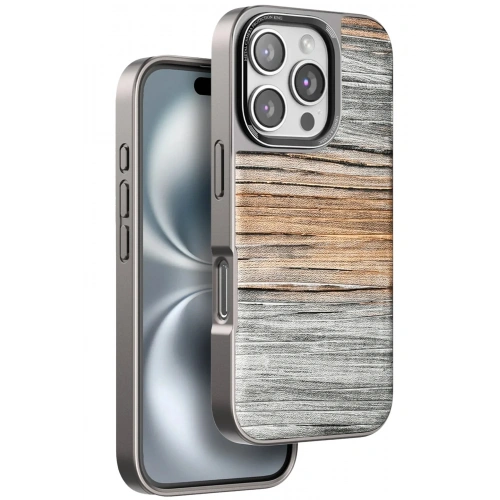 Mey İthalat®  iPhone 16 Pro Wave Kapak - Sarı