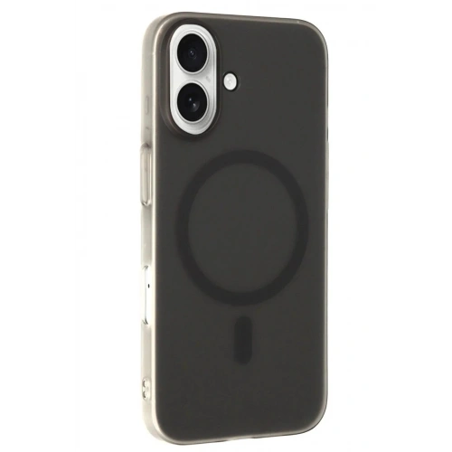 Mey İthalat®  iPhone 16 Tuna PC Slim Magsafe Kapak - Siyah