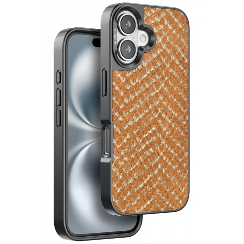 Mey İthalat®  iPhone 16 Viper Kapak - Kahverengi