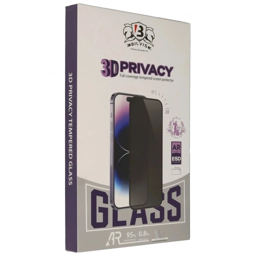 Mey İthalat®  iPhone 16E Bilvis 3D Hayalet Cam Ekran Koruyucu