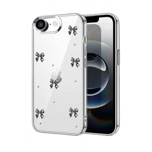 Mey İthalat®   iPhone 16E Fiyonk Desenli Kapak - Desen 5
