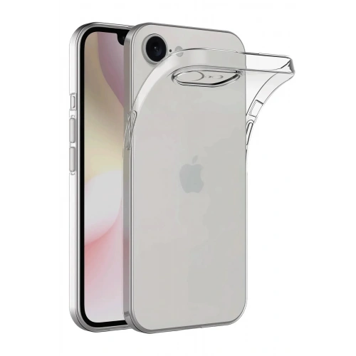 Mey İthalat®  iPhone 16E Kılıf Lüx Şeffaf Silikon