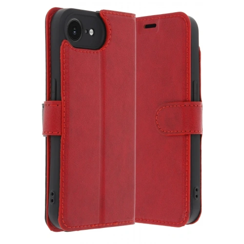 Mey İthalat®  iPhone 16E Kılıf Trend S Plus Kapaklı Kılıf - Kırmızı