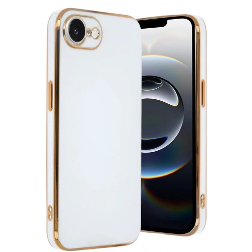 Mey İthalat®  iPhone 16E Kılıf Volet Silikon - Beyaz