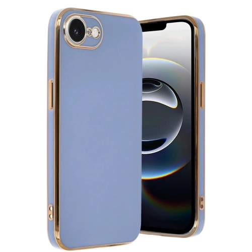 Mey İthalat®  iPhone 16E Kılıf Volet Silikon - Mavi