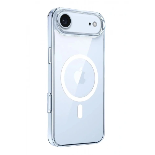 Mey İthalat®   iPhone 17 Air Combo Sert Şeffaf Magsafe Kapak - Şeffaf