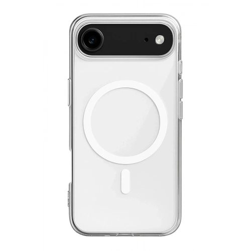 Mey İthalat®  iPhone 17 Air Kılıf Magneticsafe Şeffaf Silikon - Şeffaf