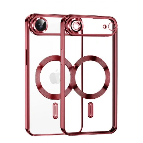Mey İthalat®   iPhone 17 Air Kross Magneticsafe Kapak - Kırmızı