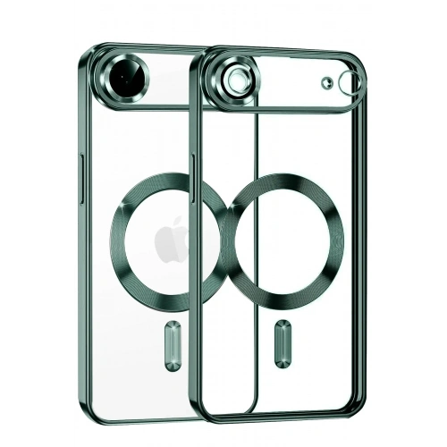Mey İthalat®   iPhone 17 Air Kross Magneticsafe Kapak - Koyu Yeşil