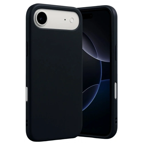 Mey İthalat®   iPhone 17 Air Nano içi Kadife Silikon - Siyah