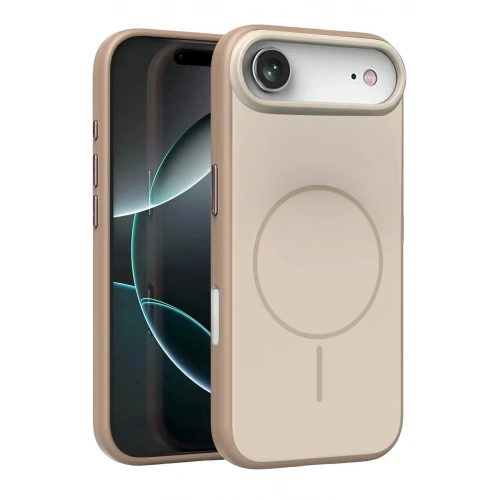 Mey İthalat®   iPhone 17 Air Neva Magsafe Kapak - Gold