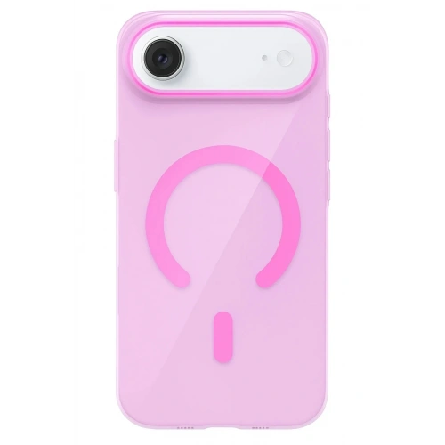 Mey İthalat®   iPhone 17 Air PC Blank Magsafe Kapak - Pembe