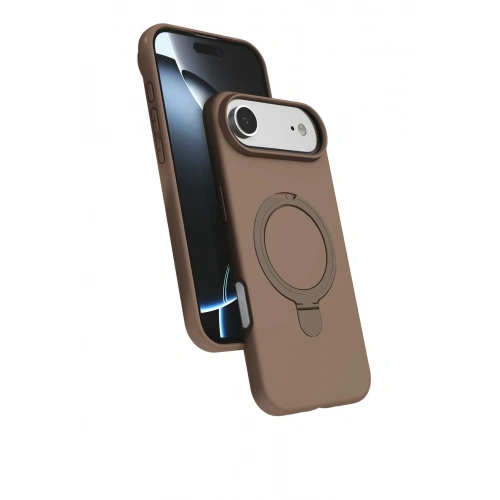 Mey İthalat®   iPhone 17 Air Regal Magsafe Standlı Kapak - Çöl Titanyum