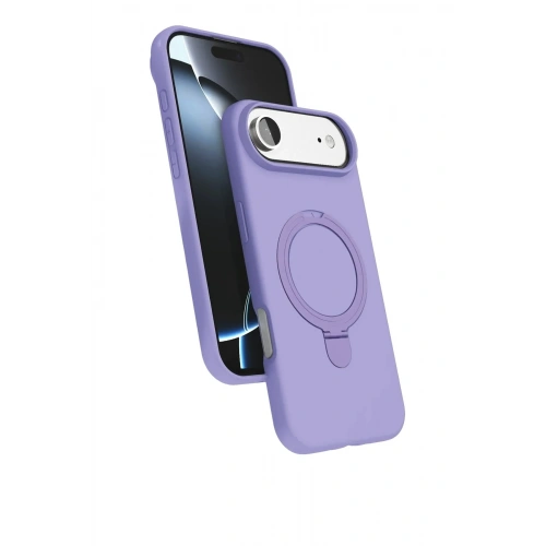 Mey İthalat®   iPhone 17 Air Regal Magsafe Standlı Kapak - Lila