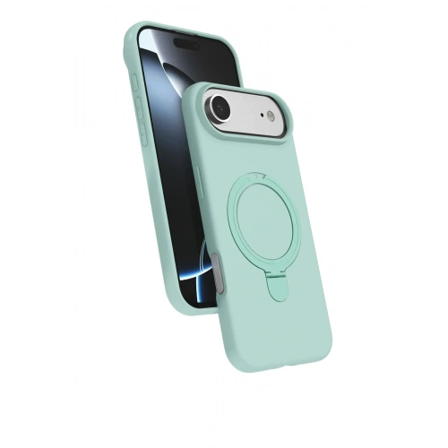 Mey İthalat®   iPhone 17 Air Regal Magsafe Standlı Kapak - Su Yeşili