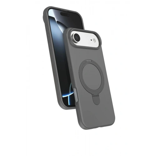 Mey İthalat®   iPhone 17 Air Regal Magsafe Standlı Kapak - Titan Gri