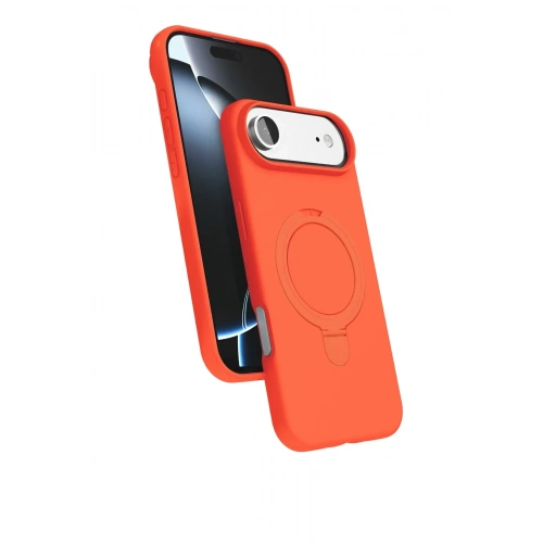 Mey İthalat®   iPhone 17 Air Regal Magsafe Standlı Kapak - Turuncu