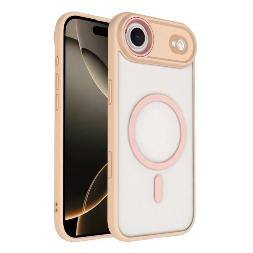 Mey İthalat®   iPhone 17 Air Terea Magsafe Kapak - Pembe