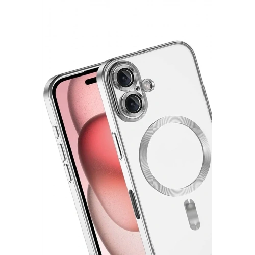 Mey İthalat®   iPhone 17 Kross Magneticsafe Kapak - Gümüş