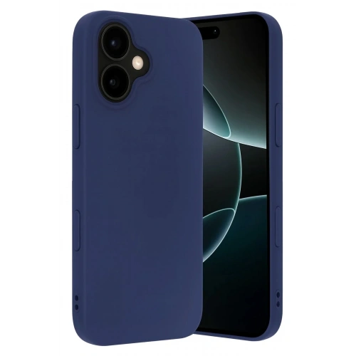 Mey İthalat®   iPhone 17 Nano içi Kadife Silikon - Lacivert