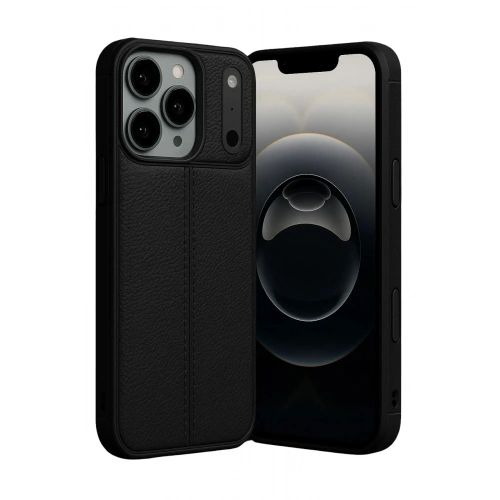 Mey İthalat®   iPhone 17 Pro Auto Focus Kapak - Siyah