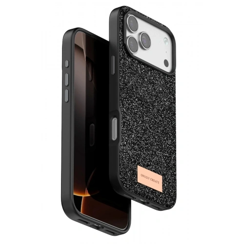 Mey İthalat®   iPhone 17 Pro Bright Simli Kapak - Siyah