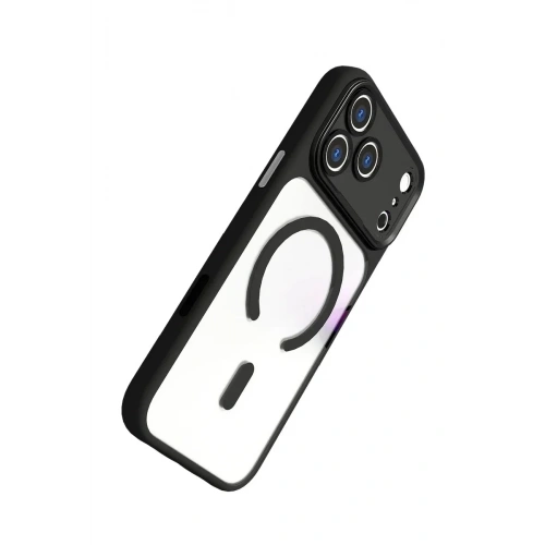 Mey İthalat®   iPhone 17 Pro Hazar Magsafe Kapak - Siyah